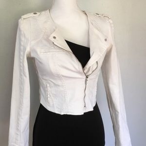 Tinseltown denim moto jacket